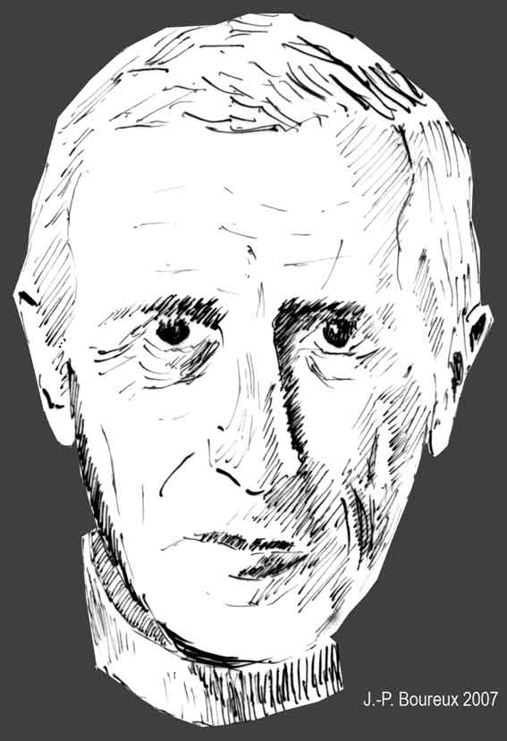 portrait du P. P. Teilhard de Chardin 