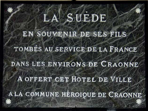 des Suédois à Craonne