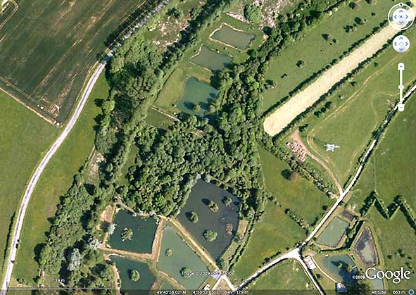 marais de Thin devenu ensemble d'étangs