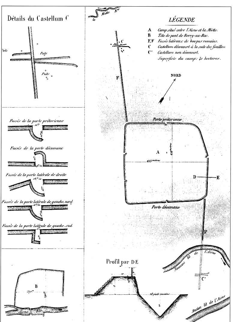 Camp de César à Mauchamp Napoléon III