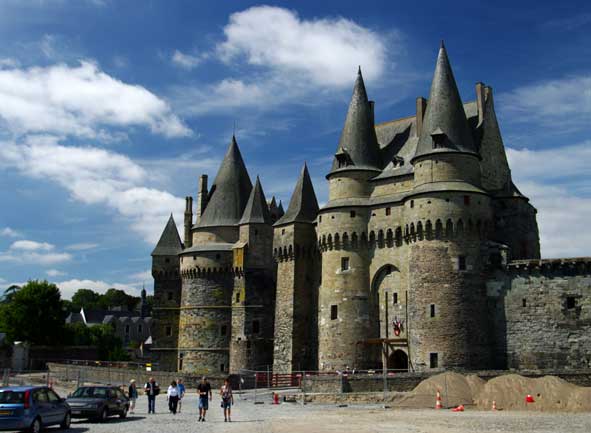 façade du château de Vitré