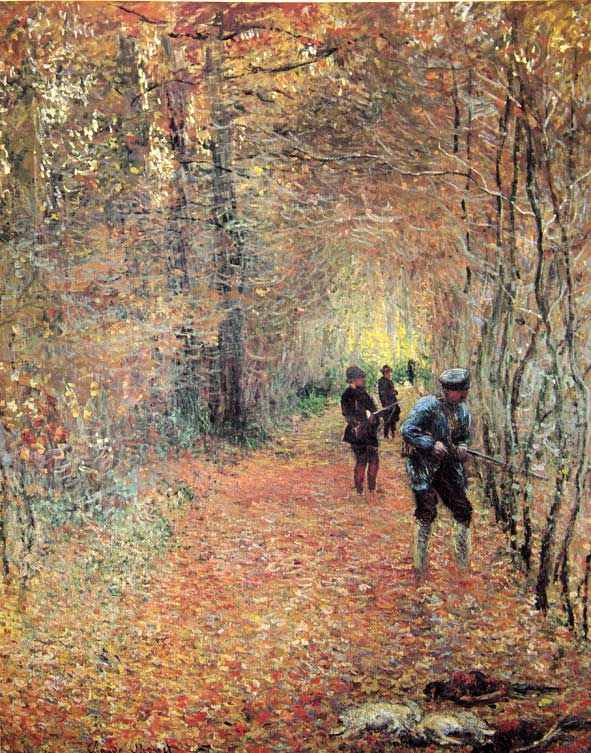 une chasse vue par Claude Monet