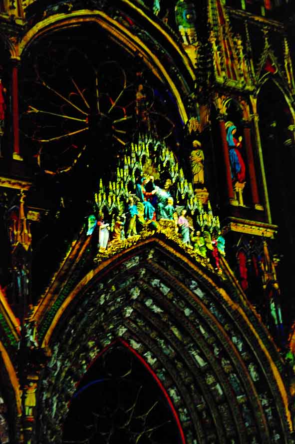 le couronnement de Marie à Reims