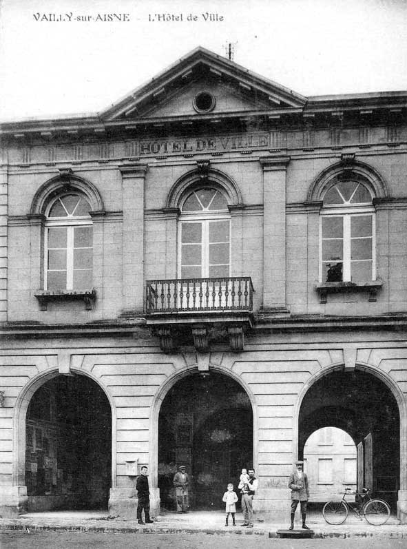 Hôtel de Ville de Vailly en 1914