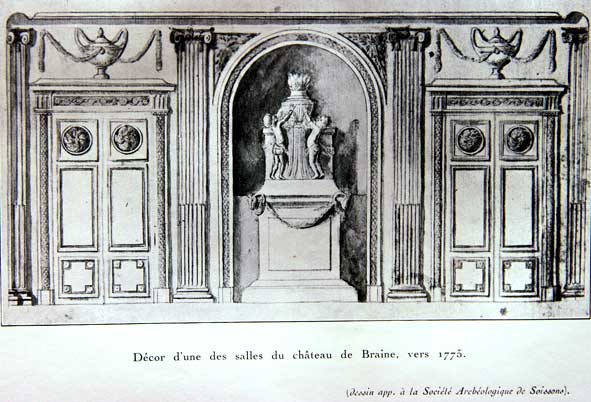  salon de l'ancien château de Braine