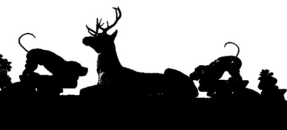 cerf et chiens cerf et chien du château de Raray