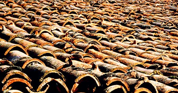 tuile canal employée en Argonne